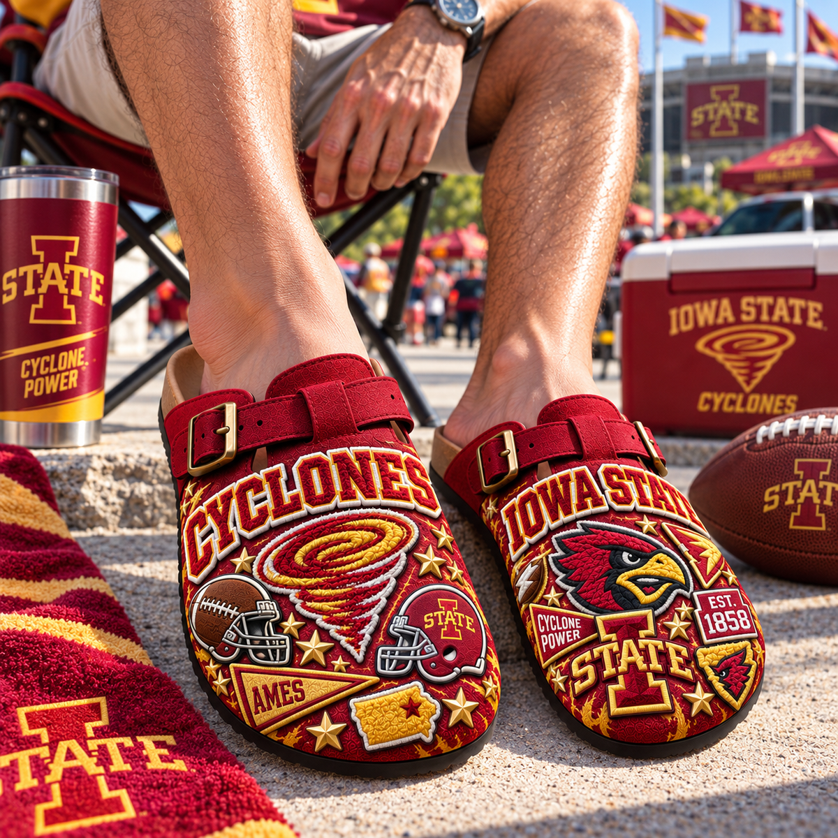 PREMIUM ISC MINK SUEDE CLOGS TTNL