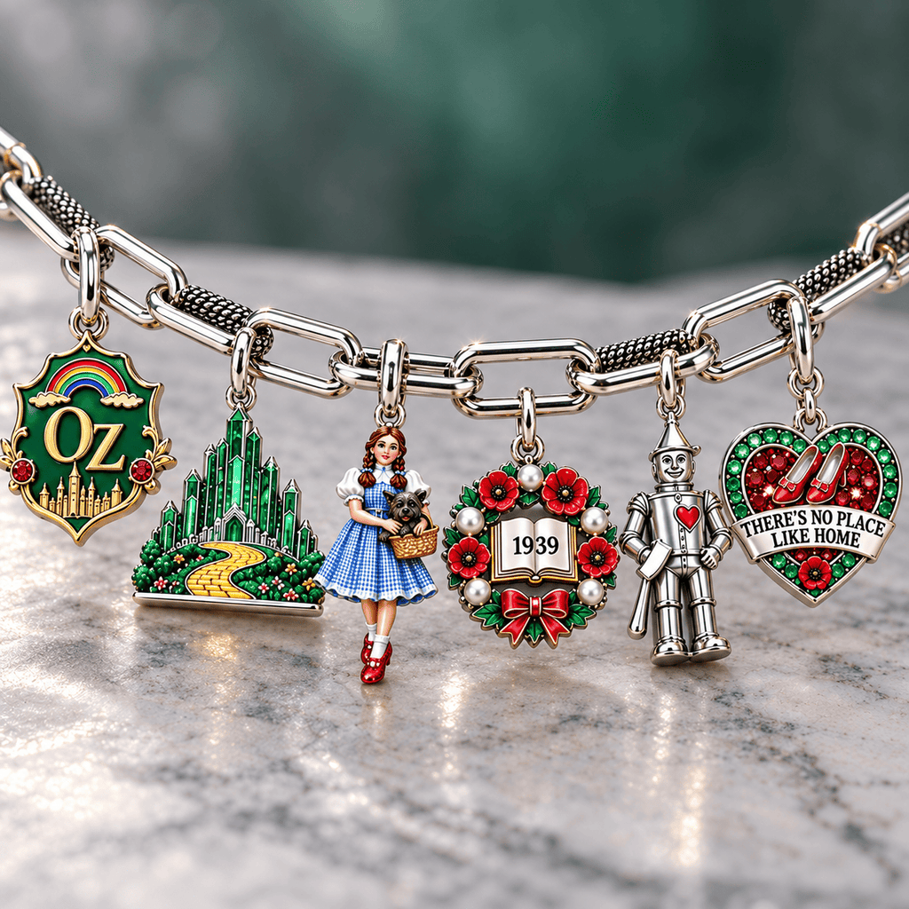 TWOZ Silver Charm Bracelet Set NTVA