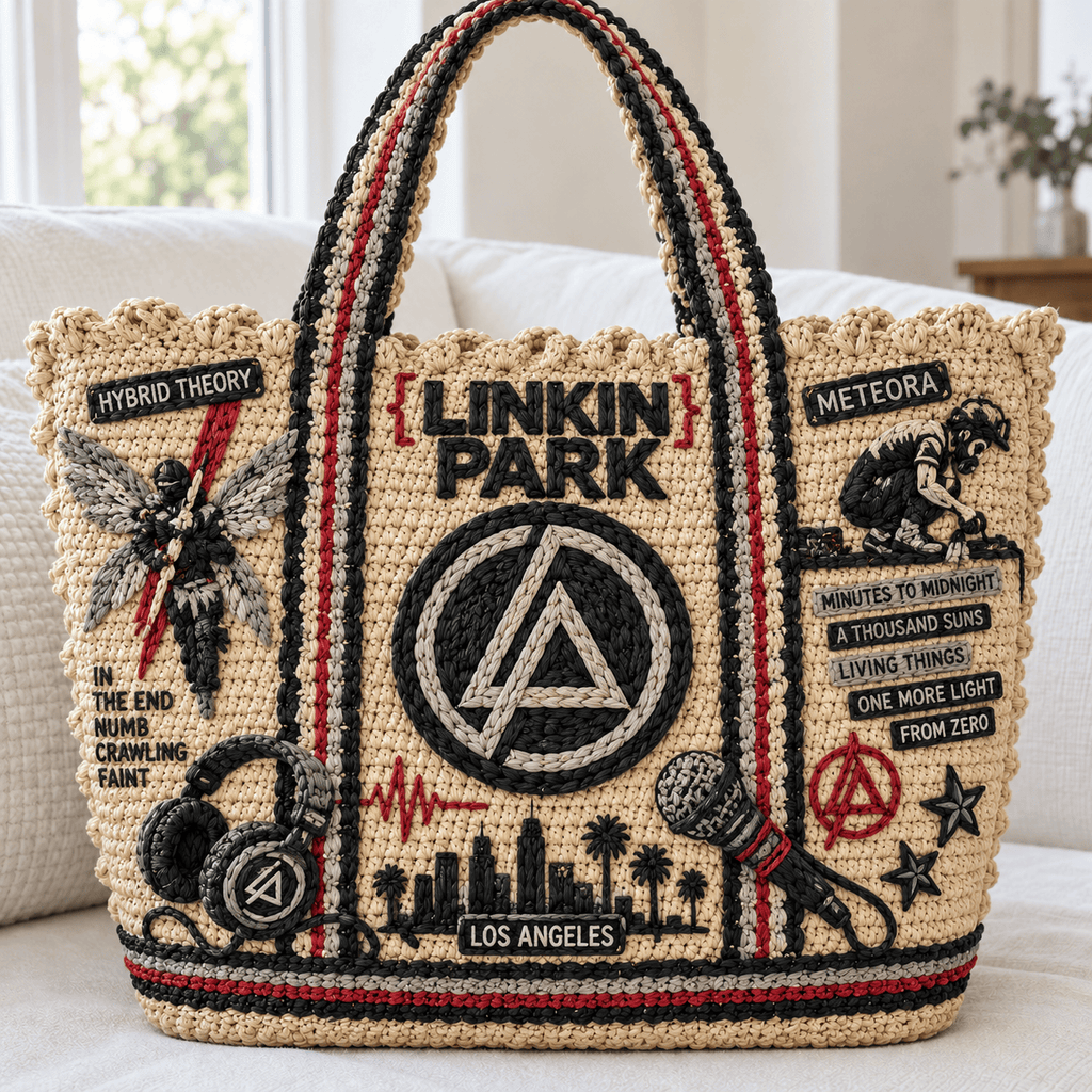 LKP Straw-Style Embellished Tote Bag DNBN