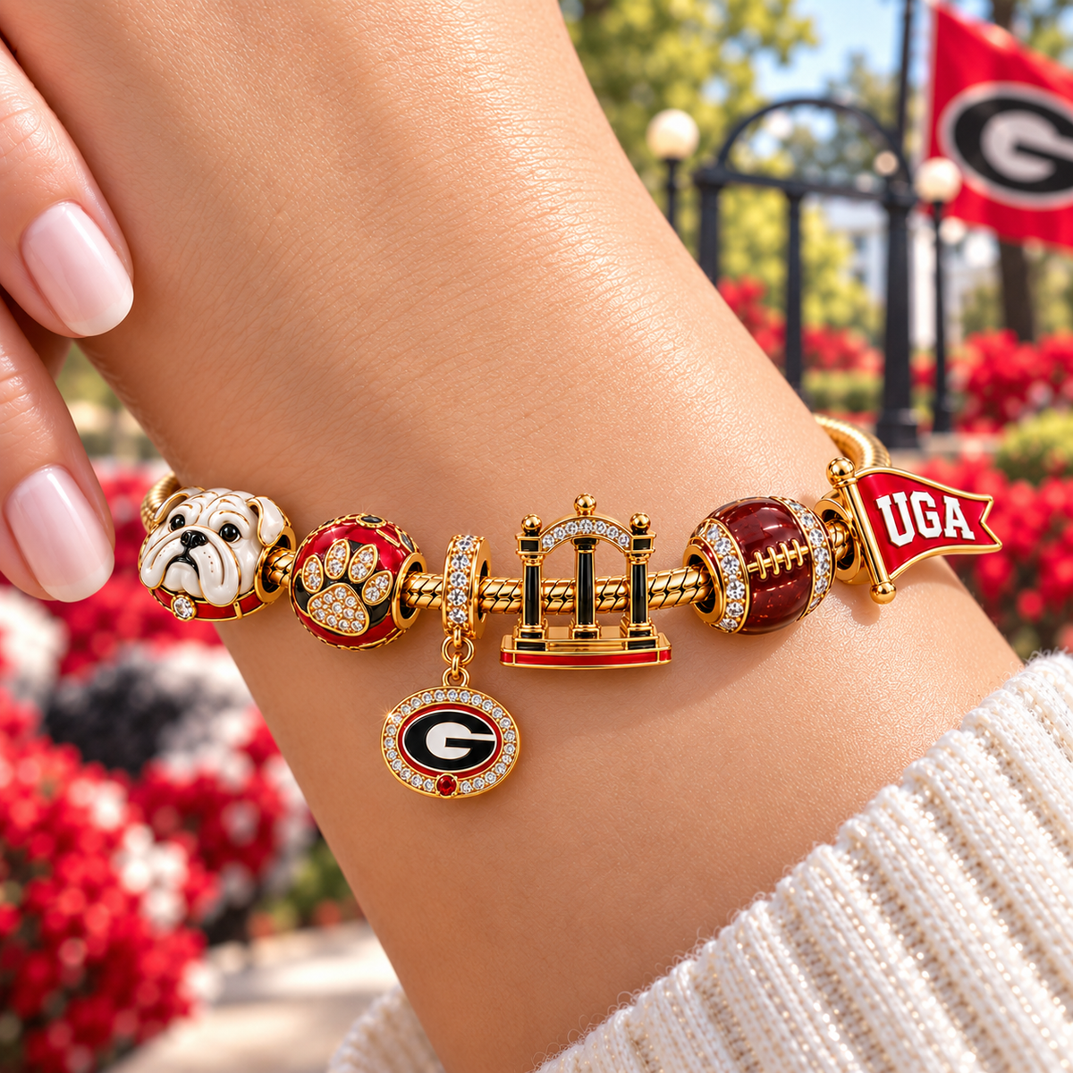 GGBD Gold Charm Bracelet Set NHVH