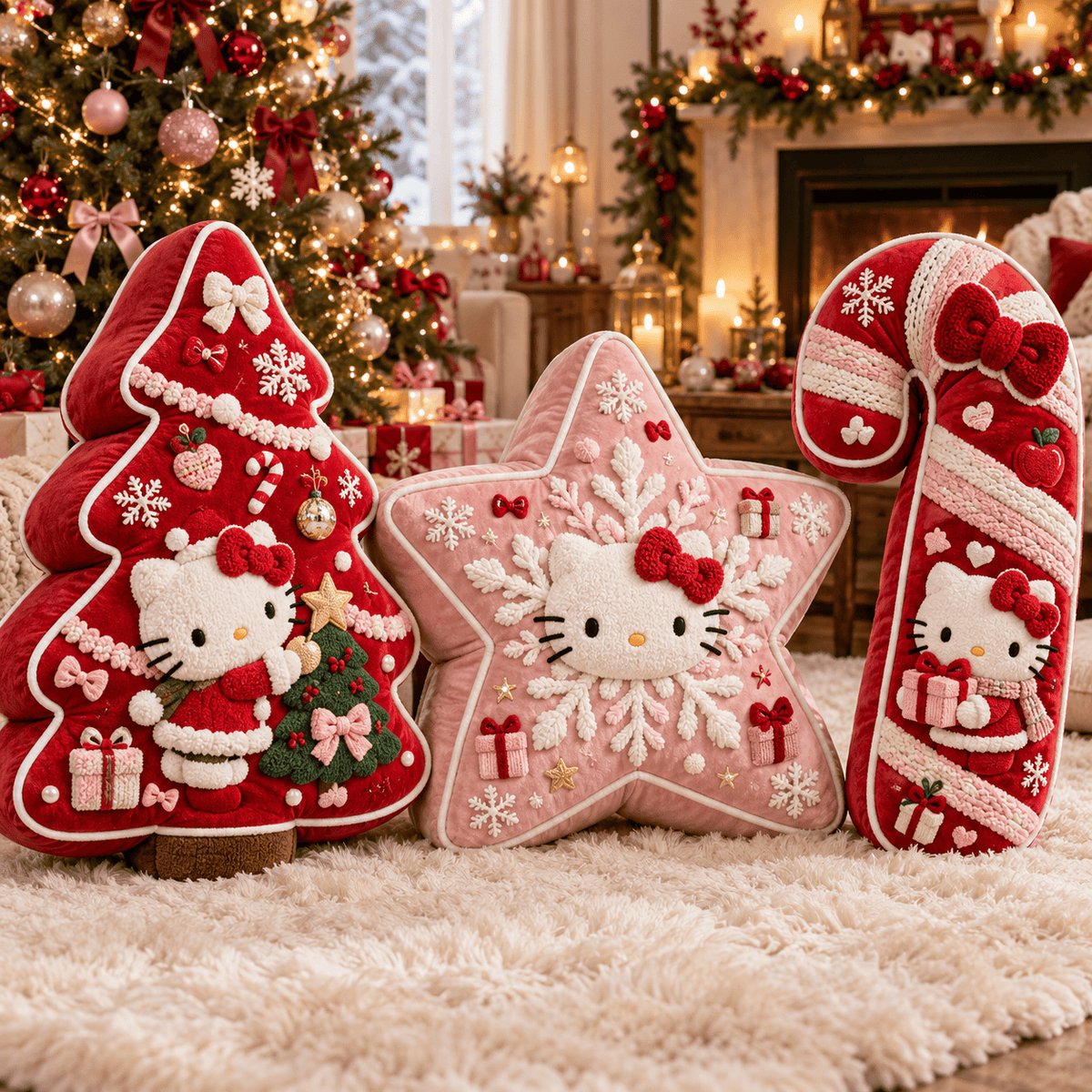 HLKT Christmas Tree Base Pillow Set HTTT