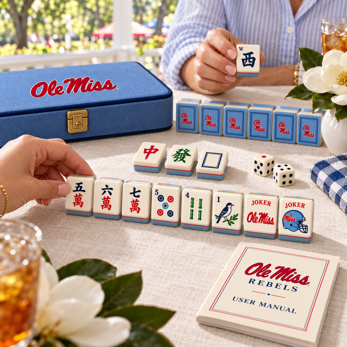 Premium OMR Mahjong Tiles Set TNSM