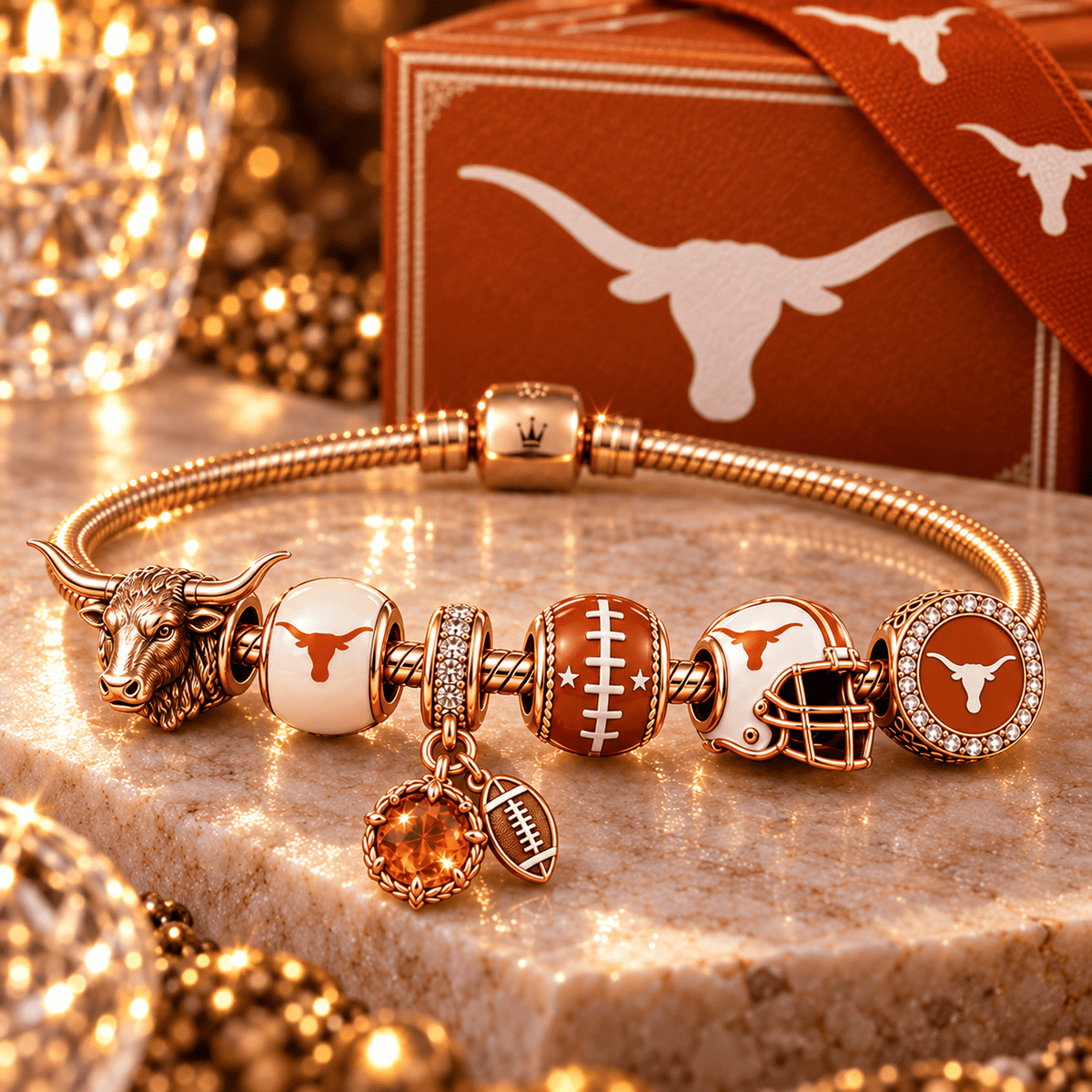 TLH Gold Charm Bracelet Set PNPA