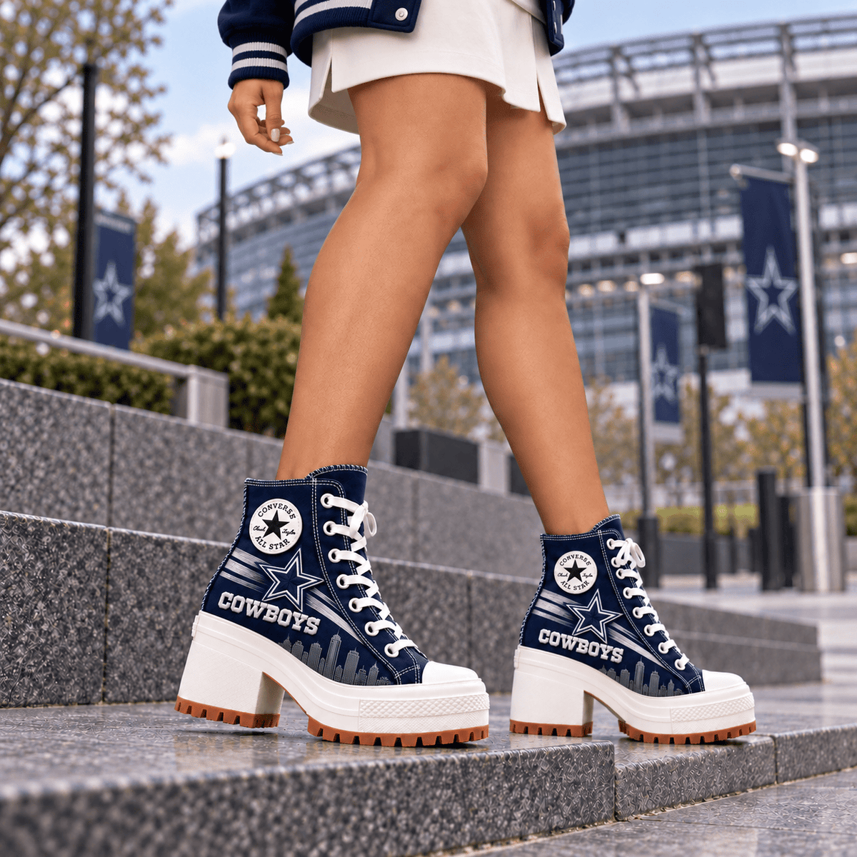 PREMIUM DLCB Heeled High-Top Sneakers TMH