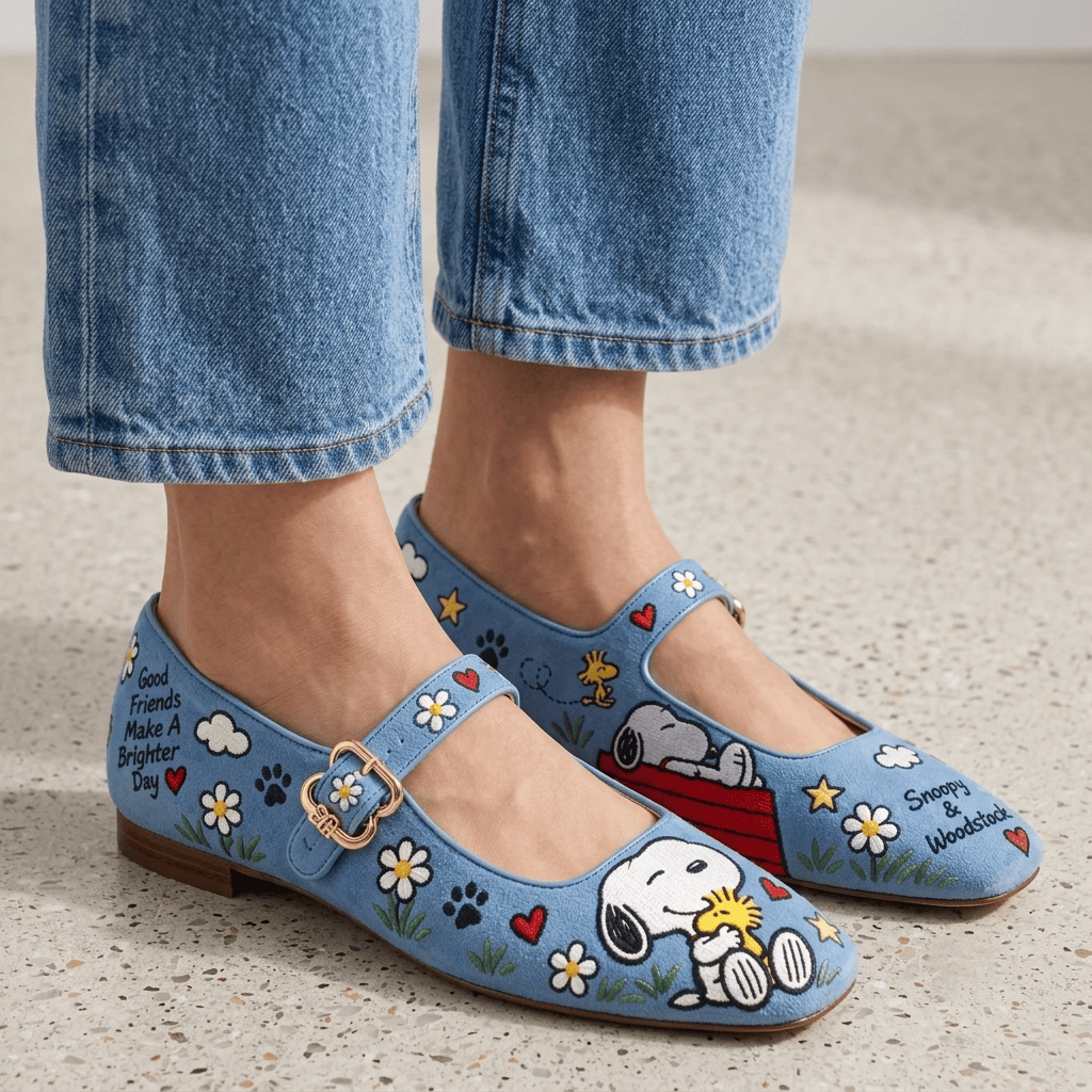 PREMIUM SPNY Mary Jane flats BMD
