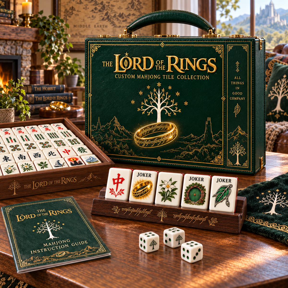 LOTR Premium Mahjong Set – Game Night Edition PNPA
