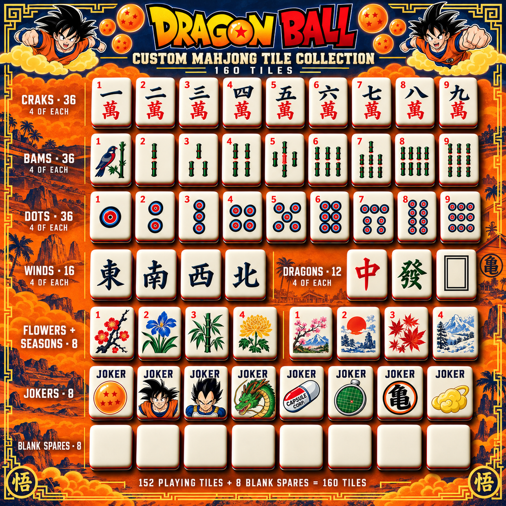 DGBL Premium Mahjong Set – Game Night Edition PNPA