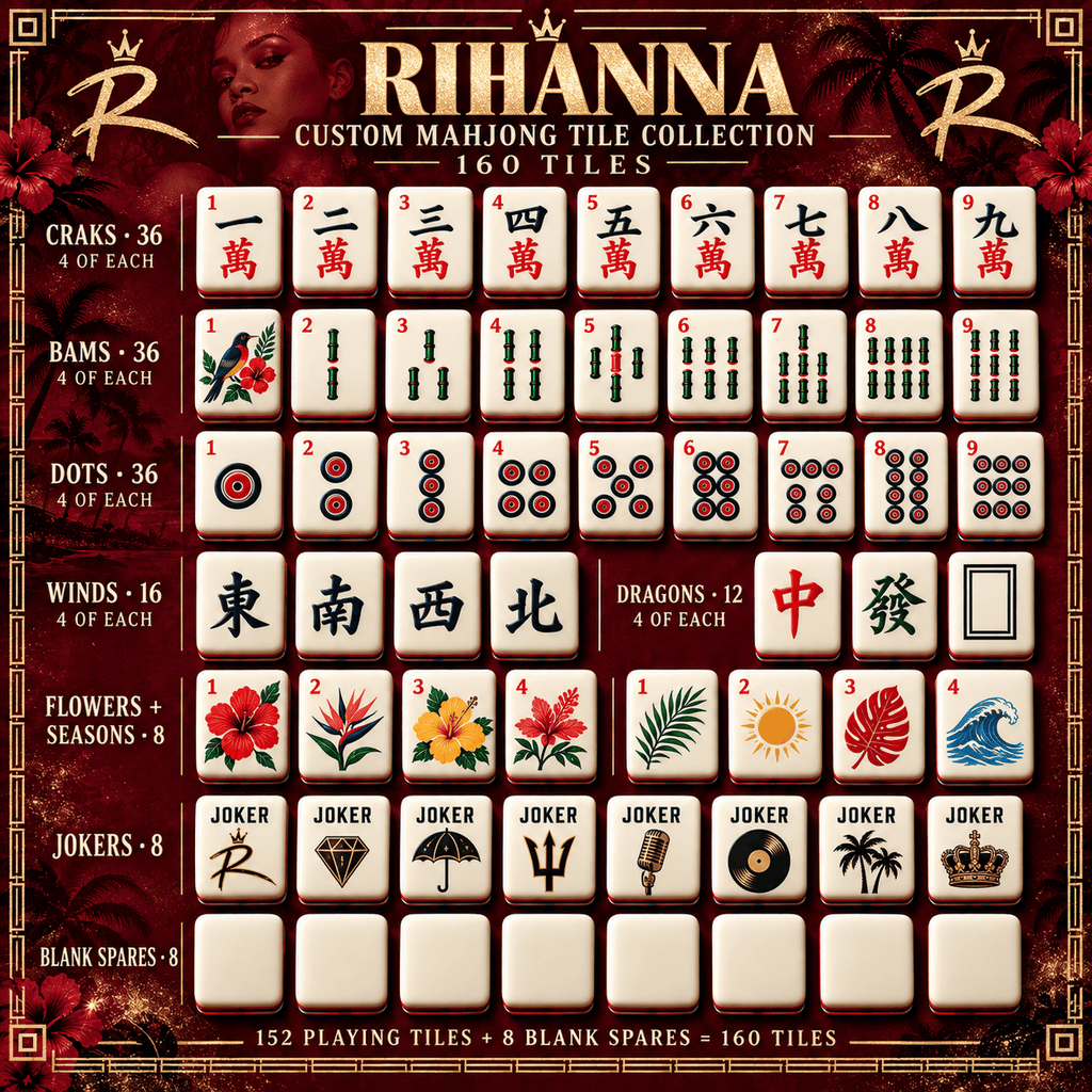 RHN Premium Mahjong Set – Game Night Edition PNPA