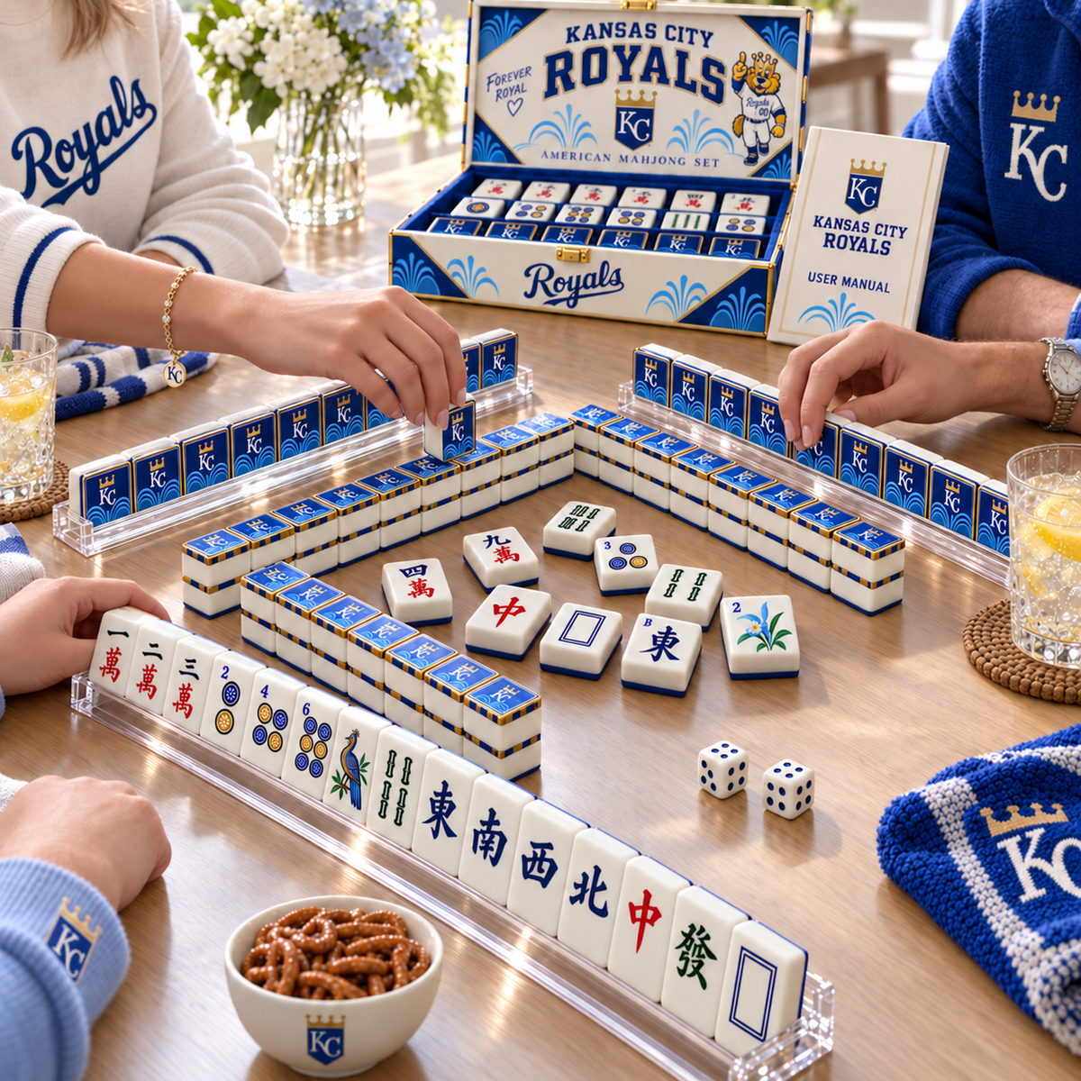 Premium KCR Mahjong Tiles Set TTMH