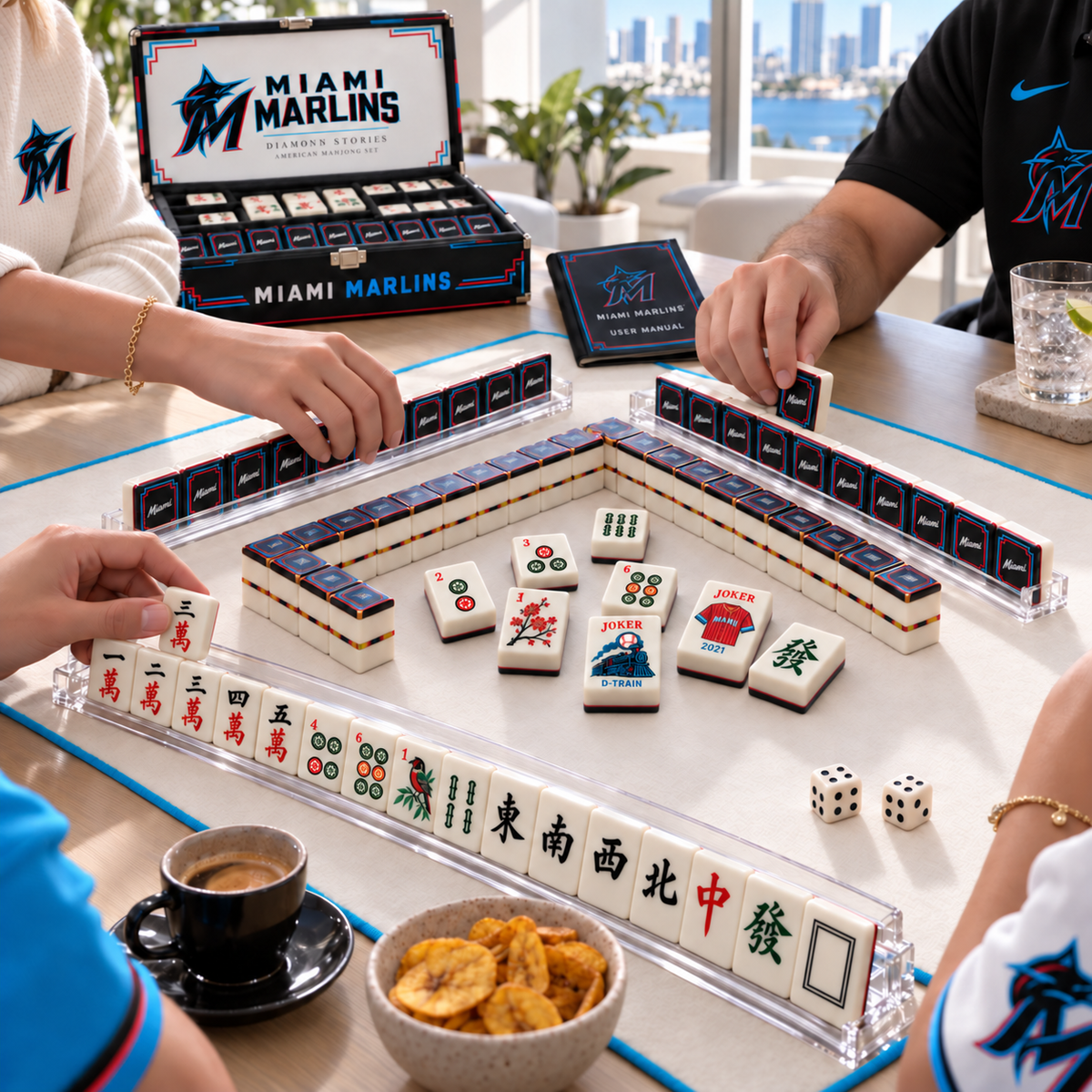 Premium MMA Mahjong Tiles Set TTMH