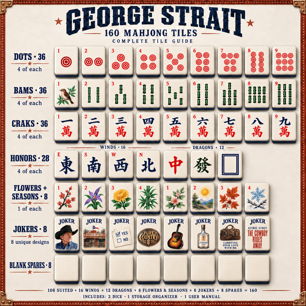 Premium GGST Mahjong Tiles Set TTMH