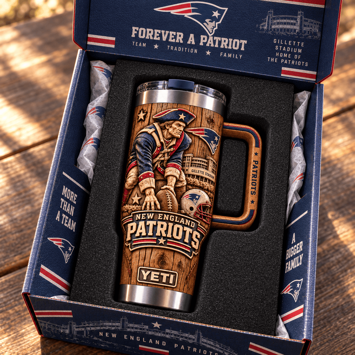 NEP 40oz Woodgrain Relief Tumbler NTTB