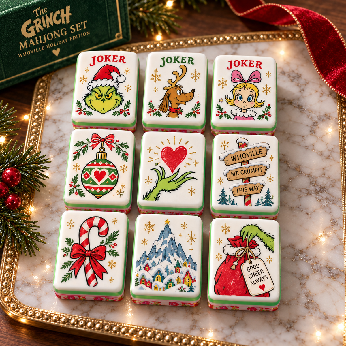 Premium TGR Mahjong Tiles Set TNSM